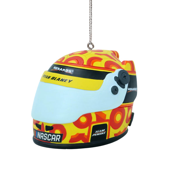 Ryan Blaney 2025 Menards Helmet Resin Christmas Ornament #12 NASCAR