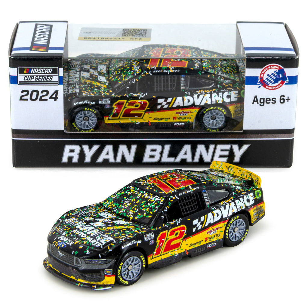 Ryan Blaney Iowa Race Win 1:64 Standard 2024 Diecast Car Advance #12 NASCAR