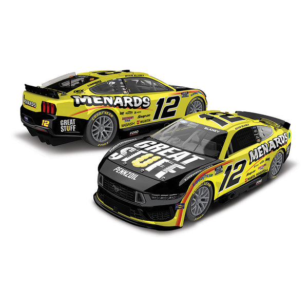 Ryan Blaney Menards 1:24 Standard 2024 Diecast Car #12 NASCAR
