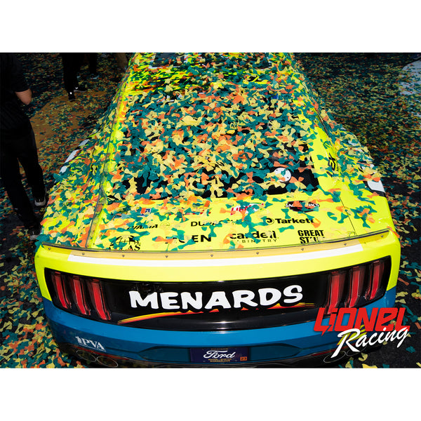 Ryan Blaney Phoenix Championship Raced Version 1:24 Color Chrome 2023 Diecast Car #12 Menards