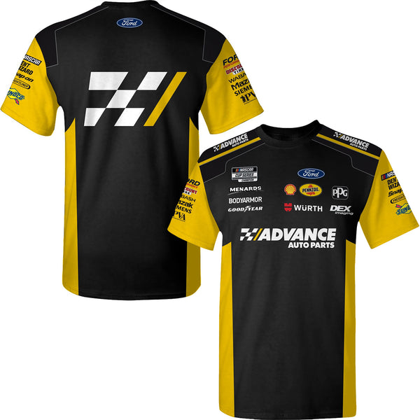Ryan Blaney 2024 Advance Auto Parts Sublimated Uniform Pit Crew T-Shirt #12 NASCAR