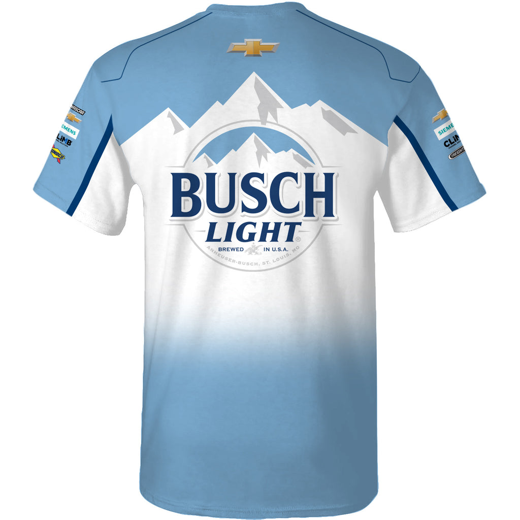 Ross Chastain 2025 Busch Light Sublimated Uniform Pit Crew T-Shirt #1 NASCAR