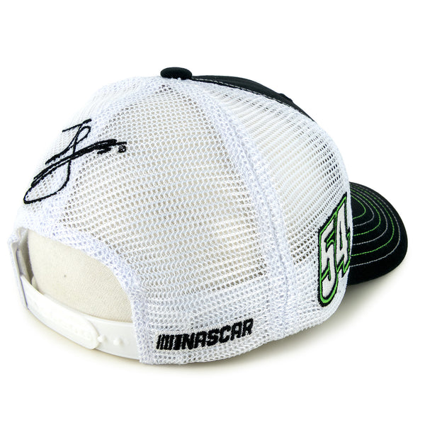 Ty Gibbs 2025 Interstate Sponsor Mesh Hat Black/White #54 NASCAR