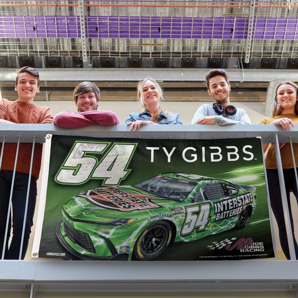 Ty Gibbs 2024 Interstate Batteries Car NASCAR 3x5 Flag #54