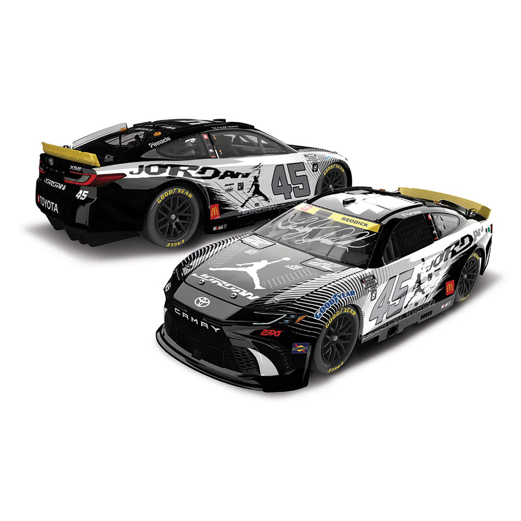 Tyler Reddick Autographed Jordan Brand Black 1:24 Standard 2024 Diecast Car Hand Signed #45 NASCAR