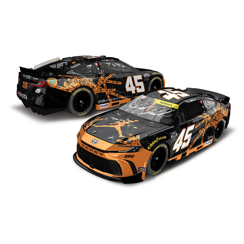 Tyler Reddick Autographed Jordan Brand Chicago "Shattered" 1:24 Standard 2025 Diecast Car #45 NASCAR
