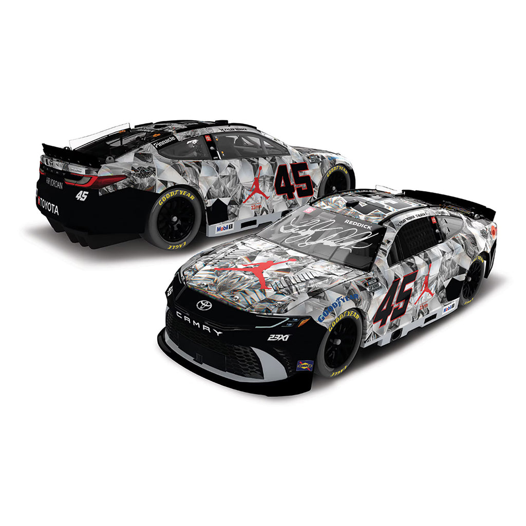 Tyler Reddick Autographed Jordan Brand Crystal 1:24 Standard 2025 Diecast Car #45 NASCAR
