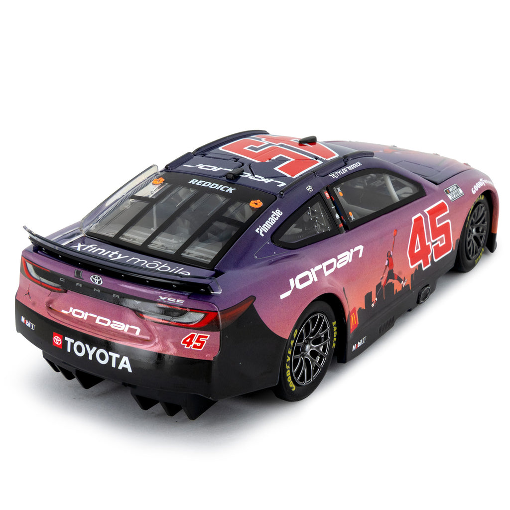 Tyler Reddick Autographed Jordan Brand Jumpman Chicago 1:24 Standard 2024 Diecast Car #45 NASCAR