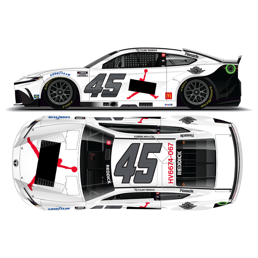 Tyler Reddick Jordan Brand "Banned" 1:24 Standard 2025 Diecast Car #45 NASCAR