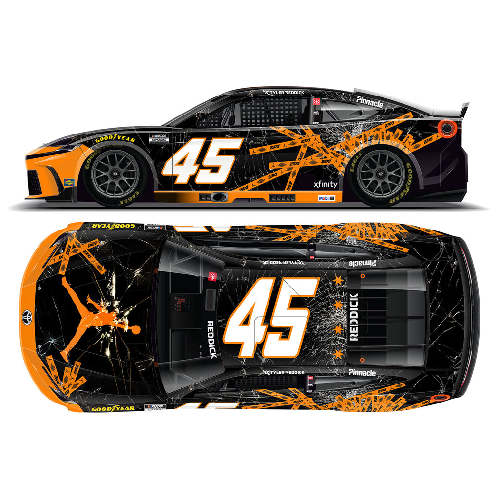 Tyler Reddick Jordan Brand Chicago "Shattered" 1:24 Standard 2025 Diecast Car #45 NASCAR