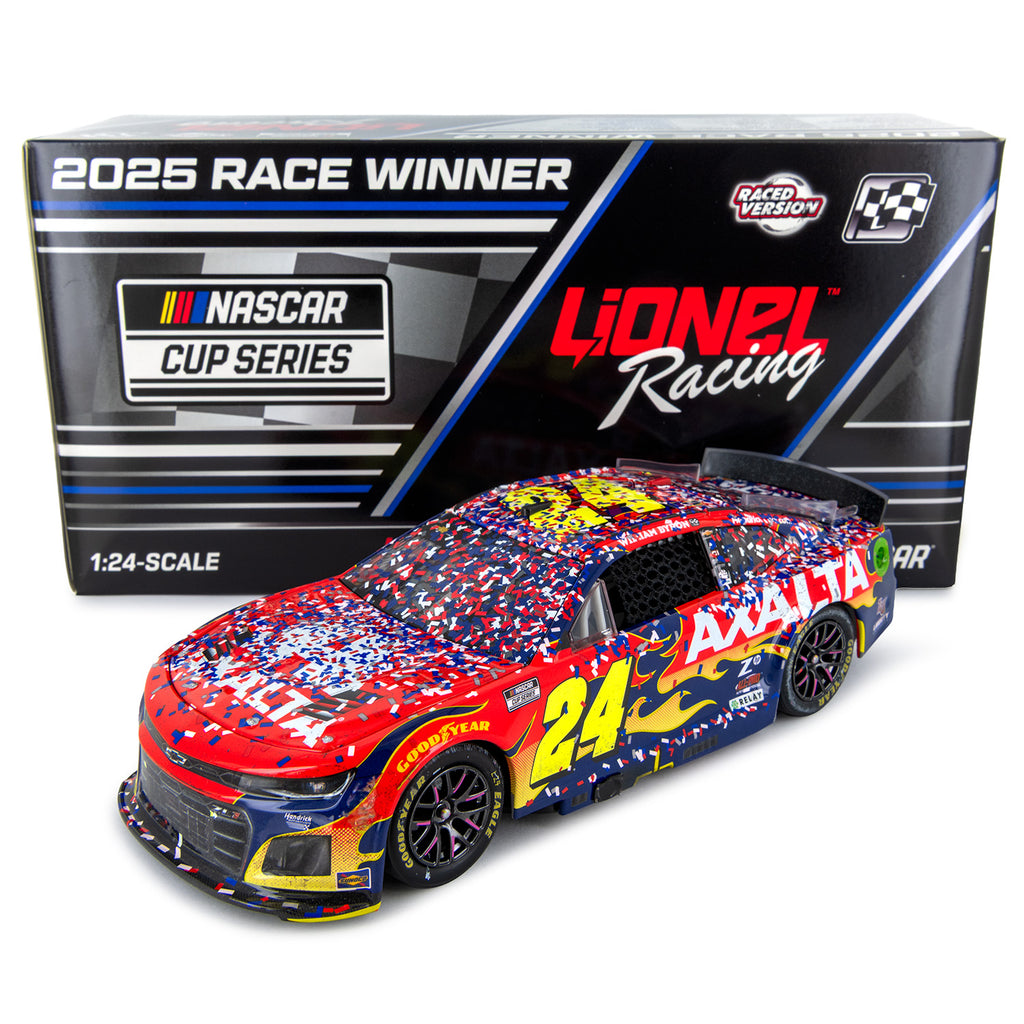 William Byron Daytona 500 Race Win 1:24 Standard 2025 Diecast Car Axalta #24 NASCAR