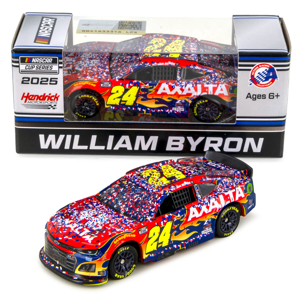 William Byron Daytona 500 Race Win 1:64 Standard 2025 Diecast Car Axalta #24 NASCAR