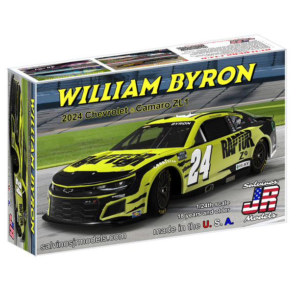William Byron 2024 Raptor 1:24 Adult Model Car Kit #24 NASCAR
