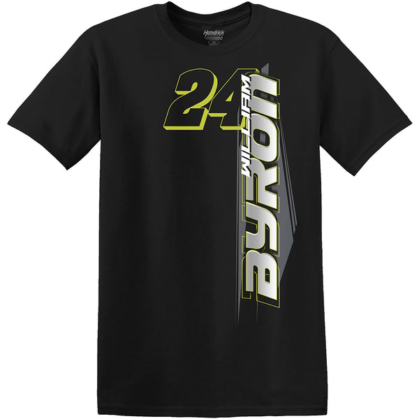 William Byron 2024 Raptor Black T-Shirt #24 NASCAR