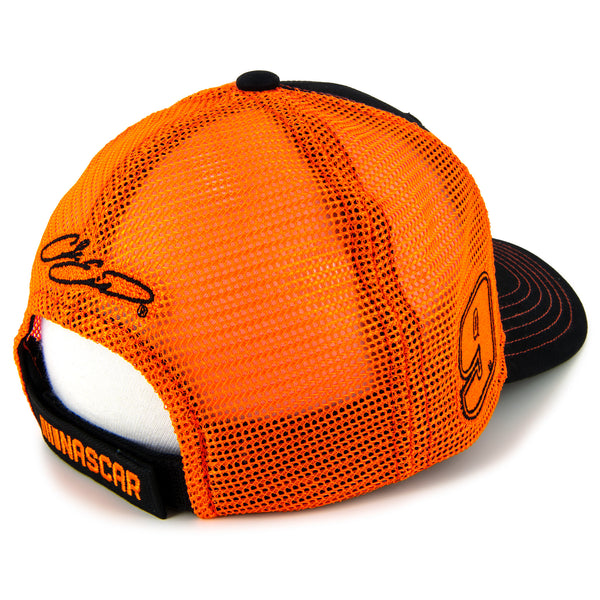 Chase Elliott 2023 Hooters Sponsor Mesh Hat Black/Orange #9 NASCAR