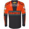 Chase Elliott 2023 Long Sleeve Hooters Sublimated Uniform Pit Crew T-Shirt Orange #9 NASCAR