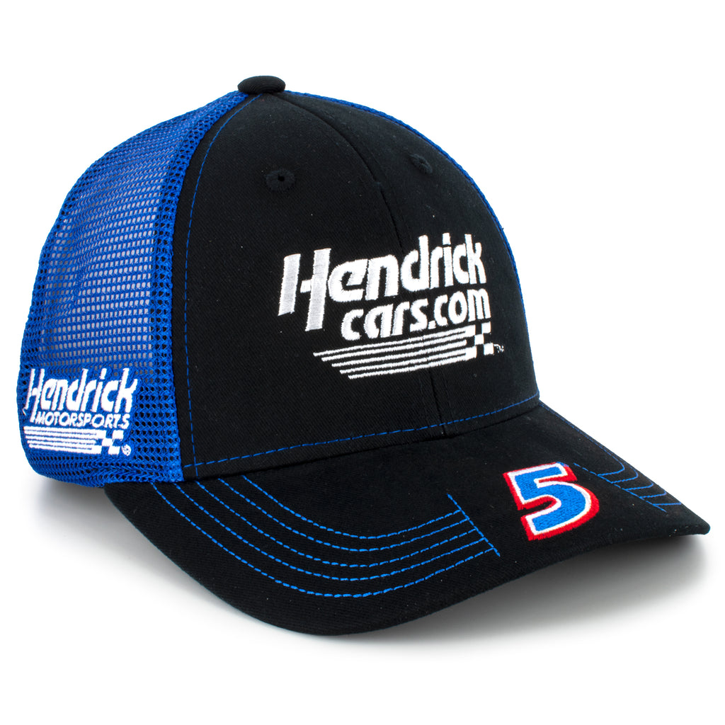 Kyle Larson 2022 Victory Lane HendrickCars Team Mesh #5 NASCAR Hat Black/Blue