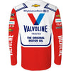 Kyle Larson 2023 Long Sleeve Valvoline Sublimated Uniform Pit Crew T-Shirt Red #5 NASCAR