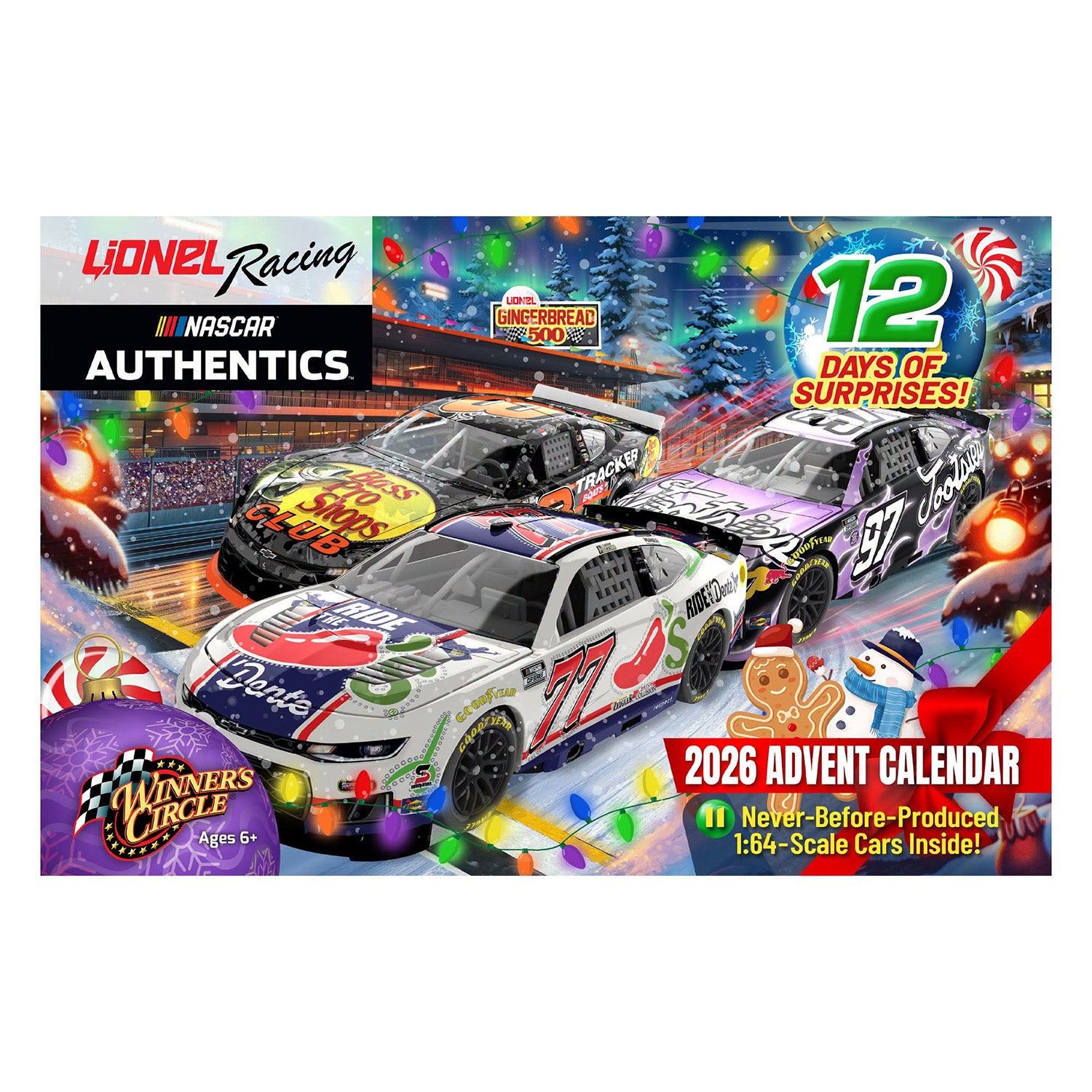 Lionel64 Lionel Racing 12 Days of Diecast 2026 Advent Calendar Preorder - Currently Projected October