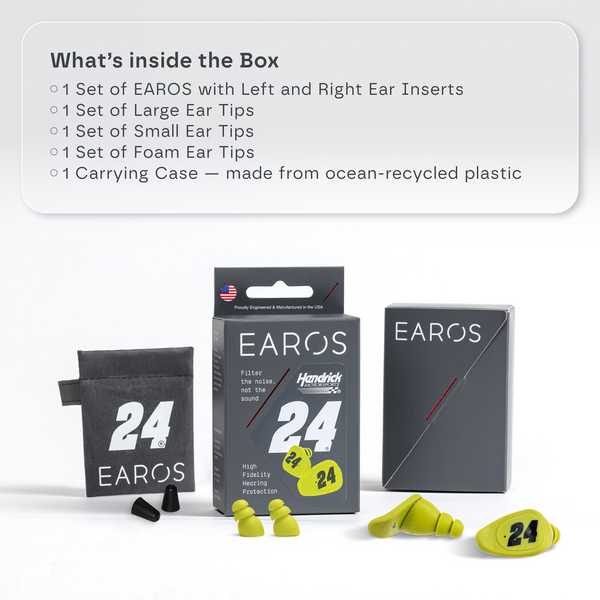 William Byron #24 EAROS SPORT 20dB NRR Hearing Protection Ear Plugs