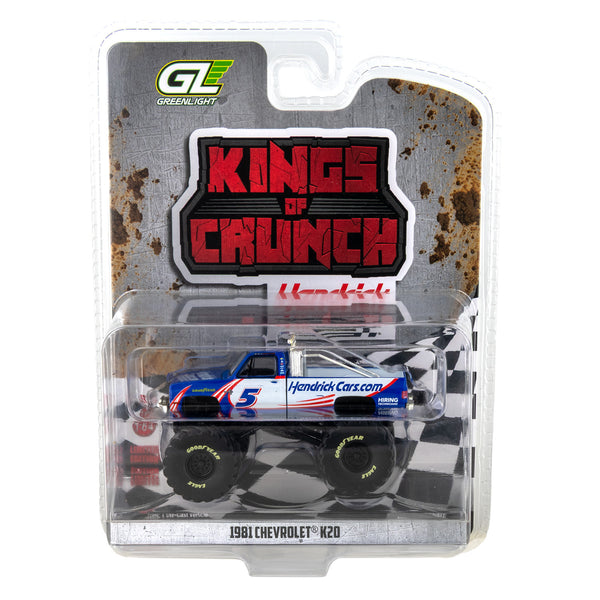 Kyle Larson 2025 HendrickCars Hendrick Motorsports Tribute Edition 1:64 Standard 1981 Chevrolet K20 Monster Truck Diecast #5