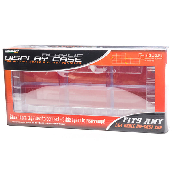 1/64th Scale 6-Car Acrylic Diecast Car Display Case