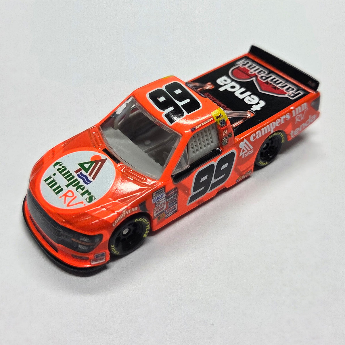 2025 Ben Rhodes Campers Inn RV NASCAR 1:64 Diecast Advent Calendar Loo ...