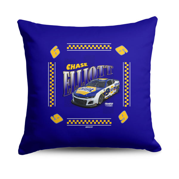 Chase Elliott 2026 NAPA 18x18 Two-Sided Pillow #9 NASCAR