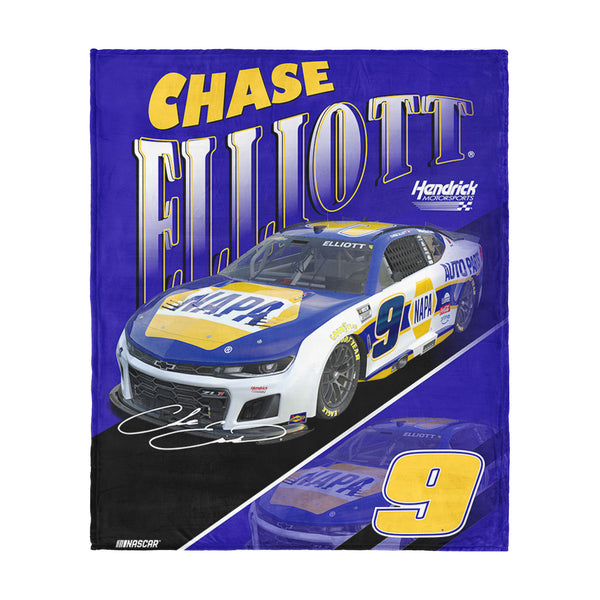 Chase Elliott 2026 NAPA 46x60 Silk Touch Throw #9 NASCAR