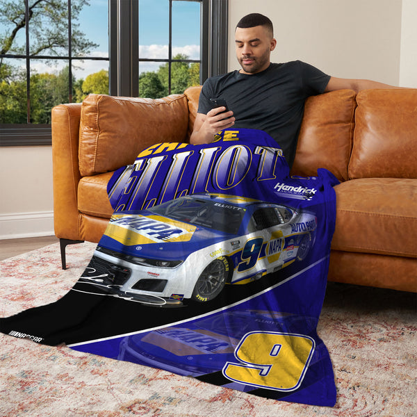 Chase Elliott 2026 NAPA 46x60 Silk Touch Throw #9 NASCAR