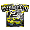 Ryan Blaney 2023 NASCAR Cup Series Champion Sublimated Total Print T-Shirt #12