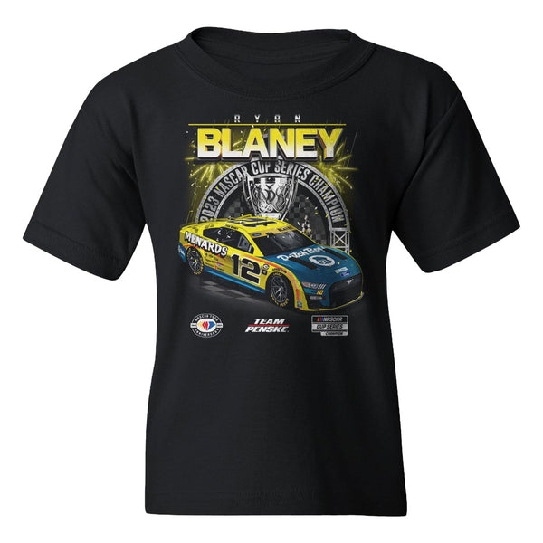Ryan Blaney 2023 NASCAR Cup Series Champion T-Shirt #12