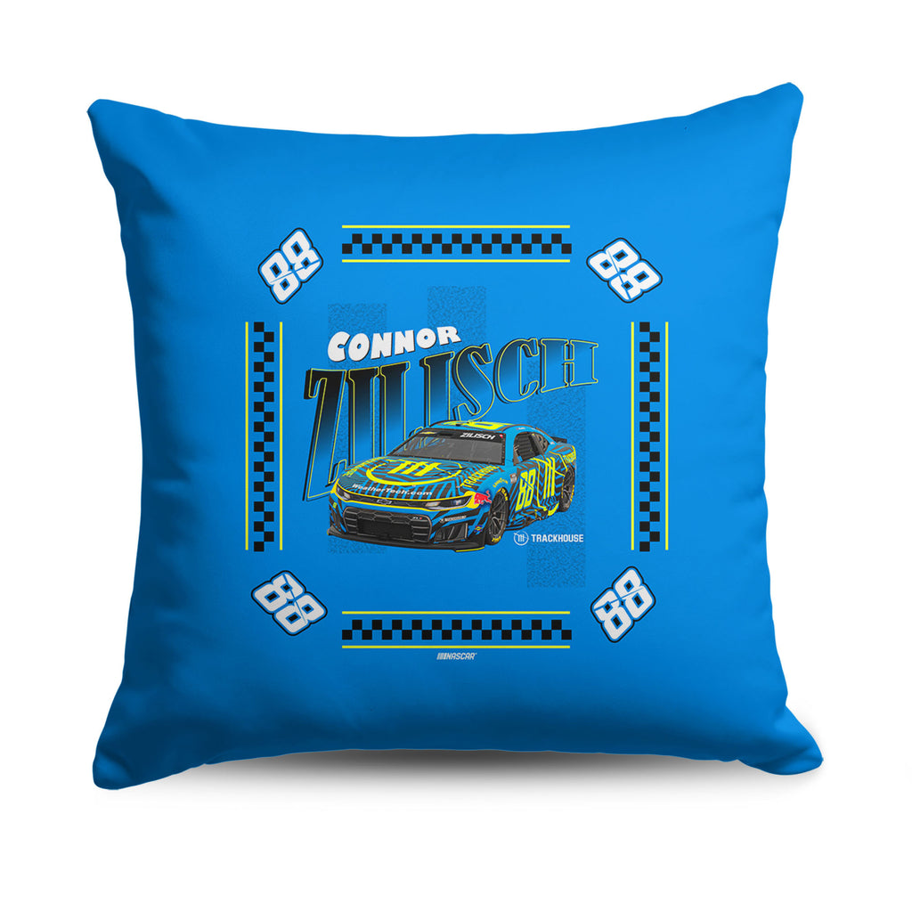 Connor Zilisch 2026 Trackhouse 18x18 Two-Sided Pillow #88 NASCAR