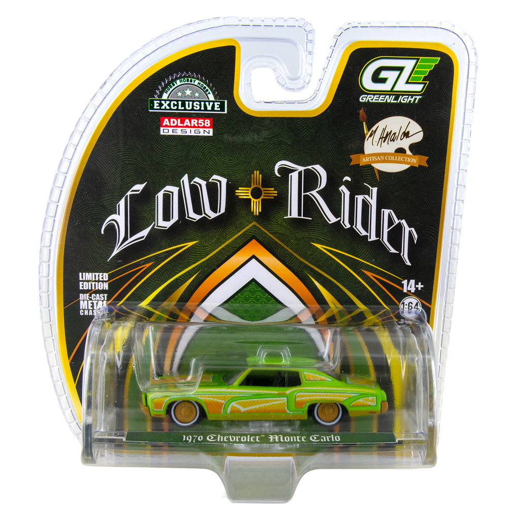 Greenlight 1:64 1970 Chevrolet Monte Carlo Lowrider – Michael Heralda Special Edition