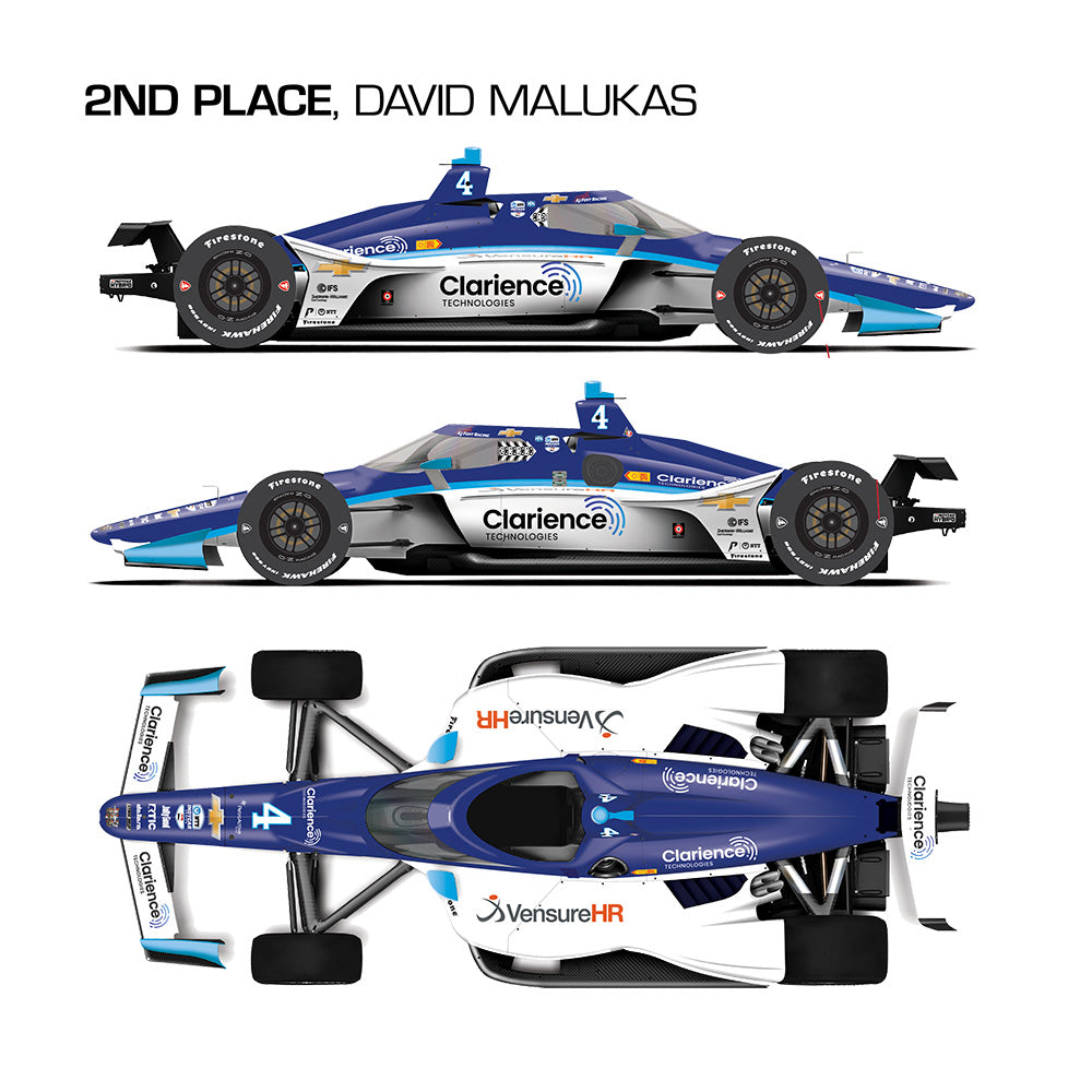2025 Indianapolis 500 Victory Row NTT IndyCar Series 3-Car Set 1:64 2025 Diecast Car