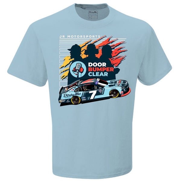 Door Bumper Clear / Dirty Mo Media Paint Scheme Car T-Shirt Blue