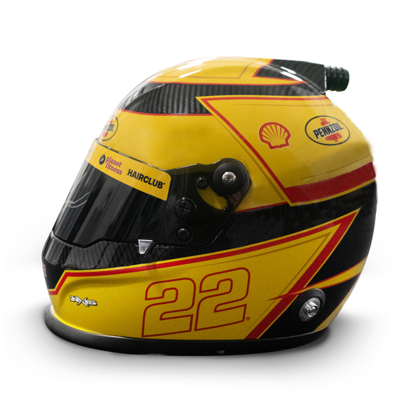 Autographed Joey Logano 2024 Full Size Collectible Replica Helmet Preorder - Currently Projected October