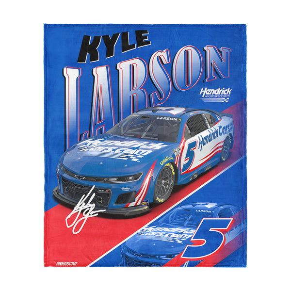 Kyle Larson 2026 HendrickCars 46x60 Silk Touch Throw #5 NASCAR