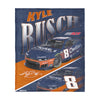 Kyle Busch 2026 Cheddar's 46x60 Silk Touch Throw #8 NASCAR