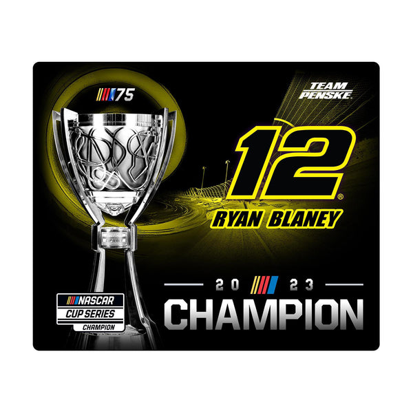 Ryan Blaney 2023 NASCAR Cup Series Champion 9x9 Computer Mouse Pad #12