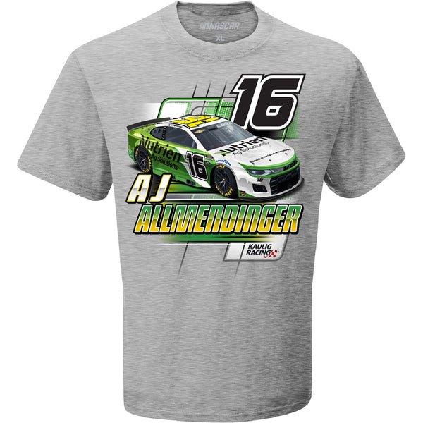 AJ Allmendinger 2023 Nutrien Blister T-Shirt Gray #16 NASCAR