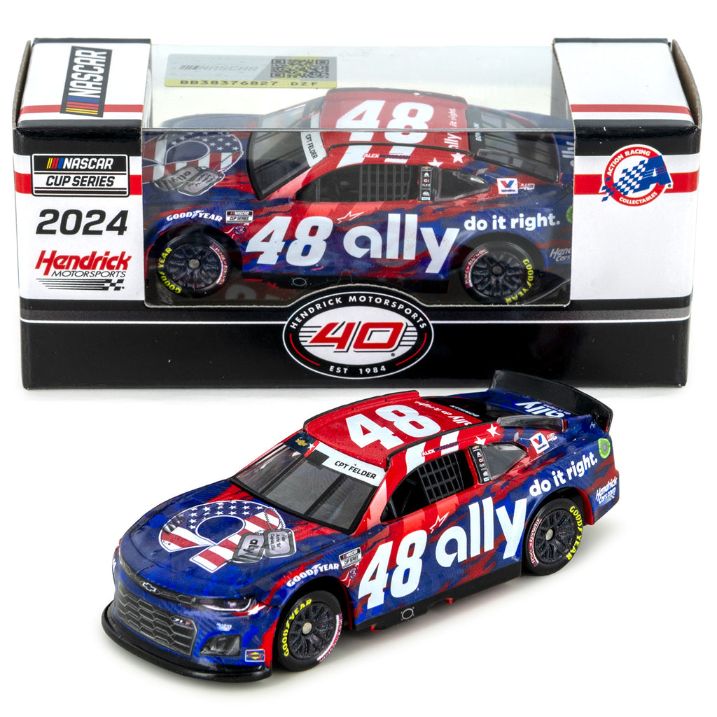 Alex Bowman Ally Patriotic 1:64 Standard 2024 Diecast Car #48 NASCAR