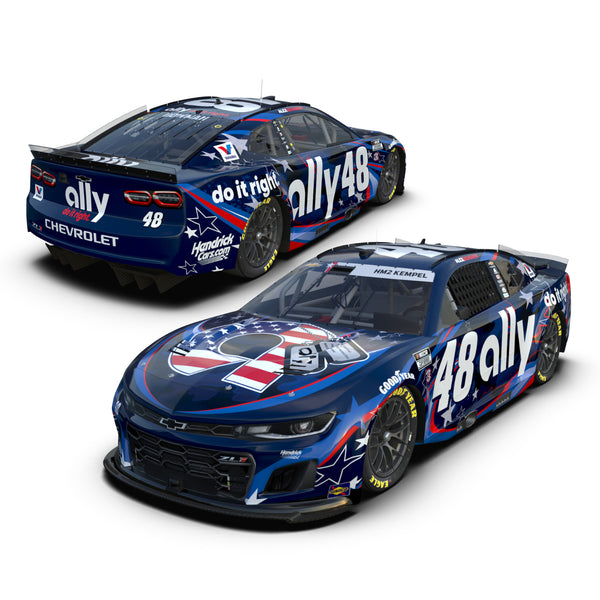 Alex Bowman Ally Patriotic 1:24 Standard 2025 Diecast Car #48 NASCAR
