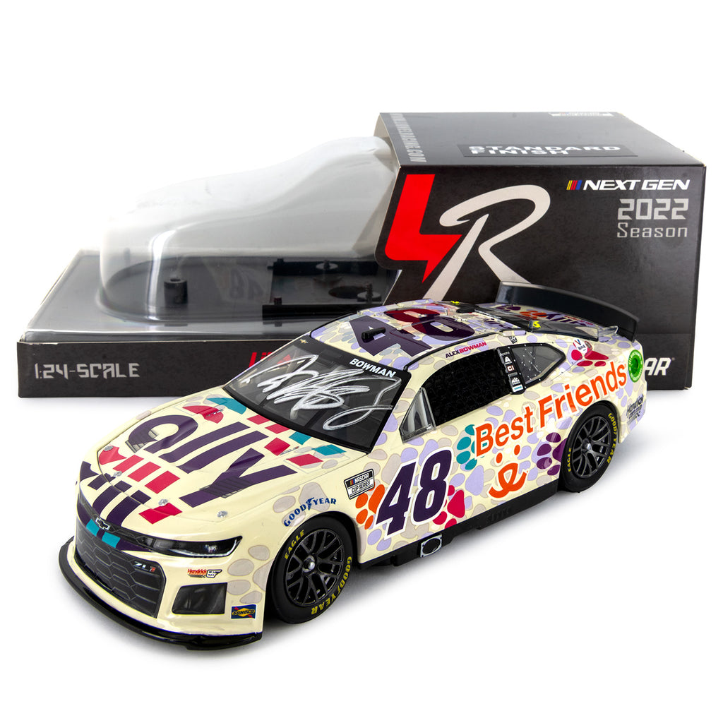 Alex Bowman Autographed Ally Best Friends 1:24 Standard 2022 Diecast Car