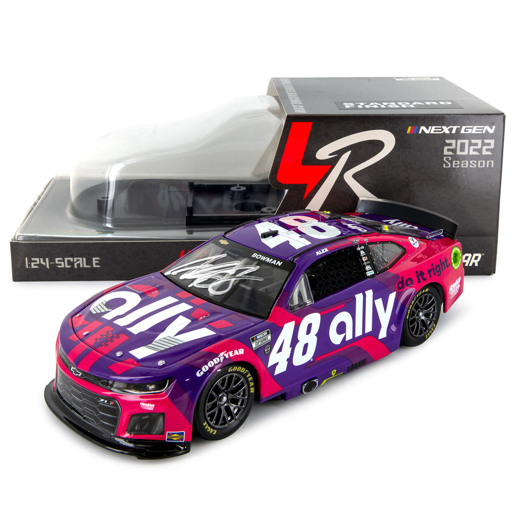Alex Bowman Autographed Ally Nashville 1:24 Standard 2022 Diecast Car