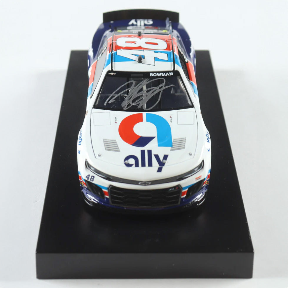 Alex Bowman Autographed Darlington Throwback 1:24 Standard 2022 Diecast Car