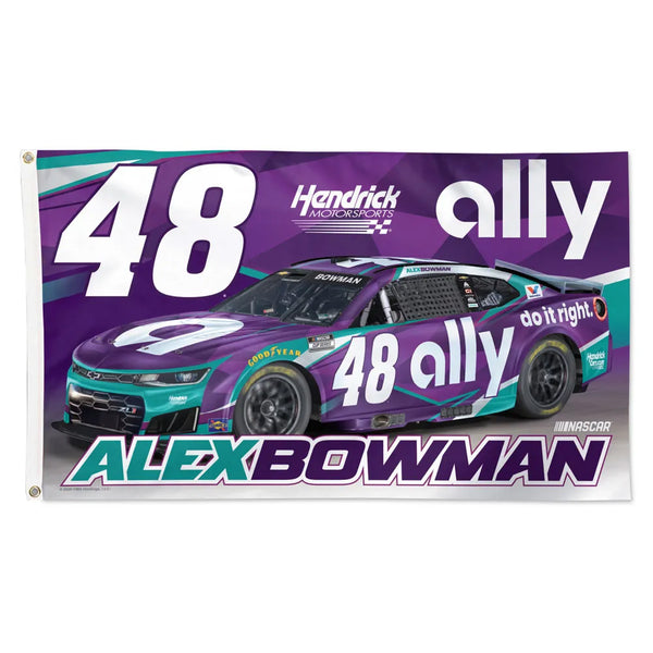 Alex Bowman 2026 Ally #48 Car 3x5 Flag NASCAR