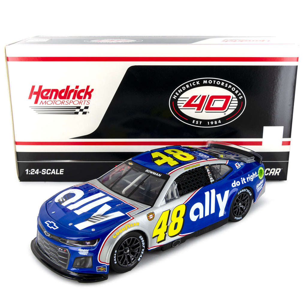 Alex Bowman Darlington Throwback to 2002-2005 Jimmie Johnson 1:24 Standard 2024 Diecast Car #48 NASCAR