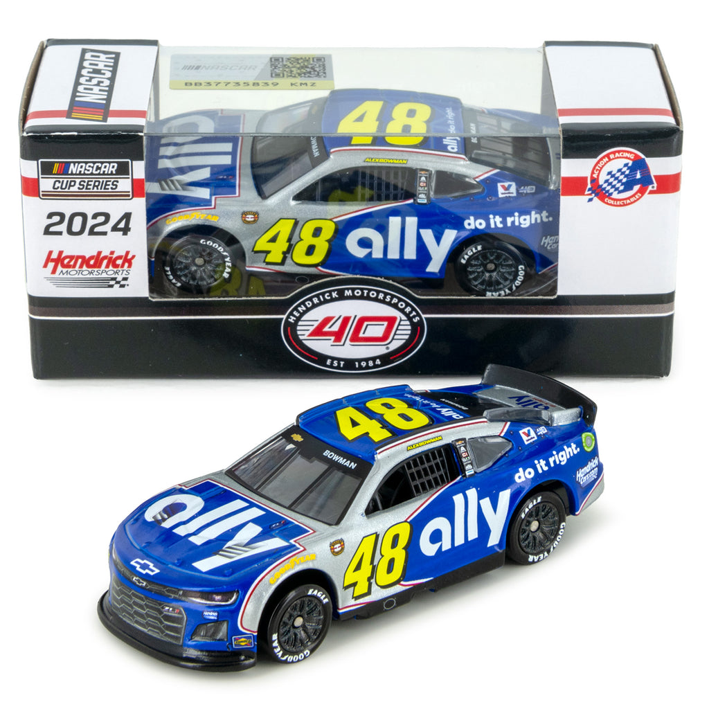 Alex Bowman Darlington Throwback to 2002-2005 Jimmie Johnson 1:64 Standard 2024 Diecast Car #48 NASCAR