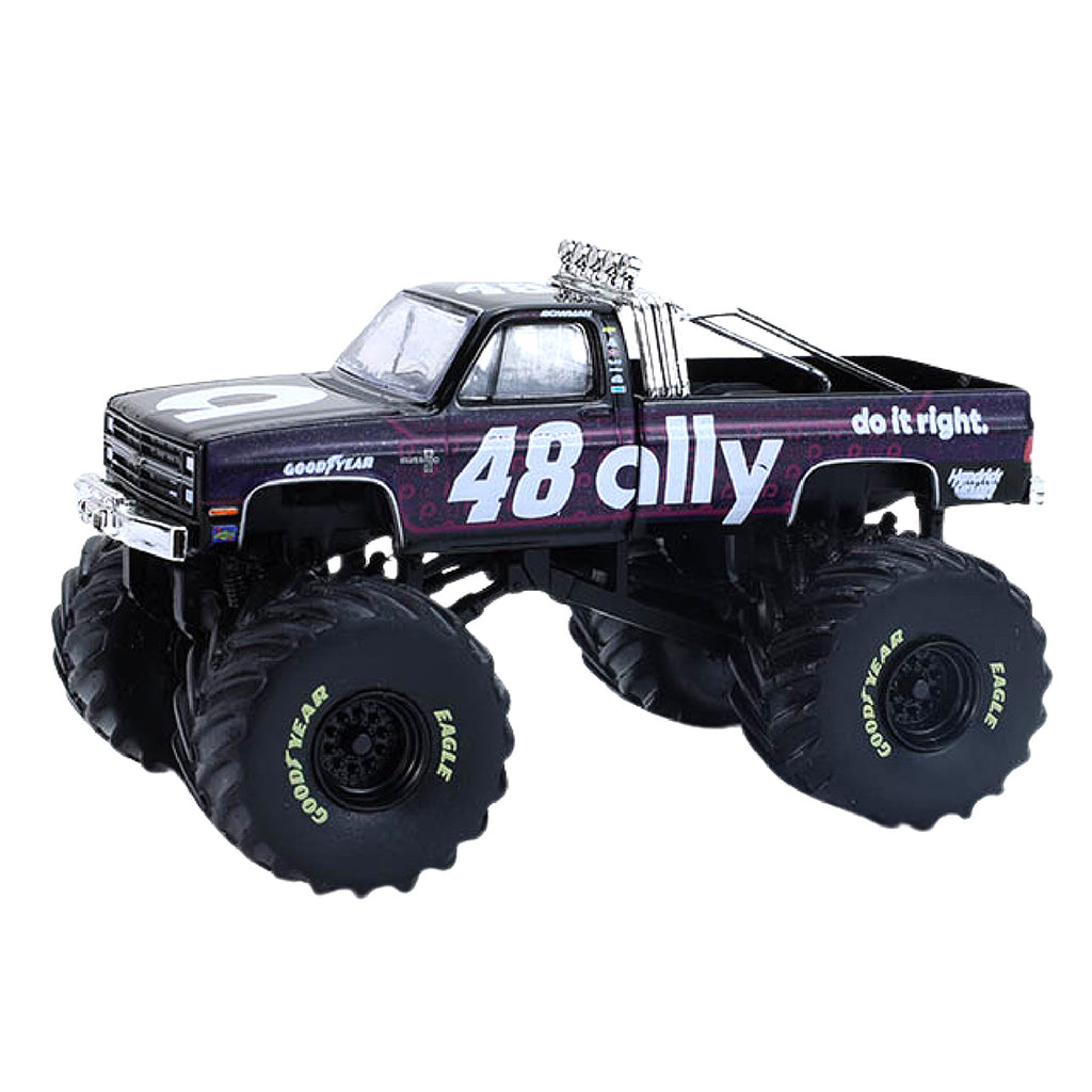 Alex Bowman 2025 Ally Hendrick Motorsports Tribute Edition 1:64 Standard 1986 Chevrolet S-10 Extended Cab Monster Truck Diecast #48